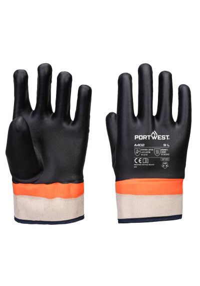 Portwest Grip PVC Sandy Double Dipped Glove A402