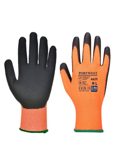 Portwest Cut D13 PU Viz-Tex Glove A625