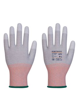 Portwest LR13 ESD PU Fingertip Cut Glove (Pack of 12) A696