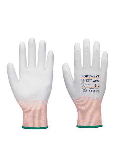 Portwest ESD Cut B13 PU Palm Glove (Pack of 12) A697