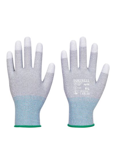 Portwest MR13 ESD PU Fingertip Glove (Pack of 12) A698