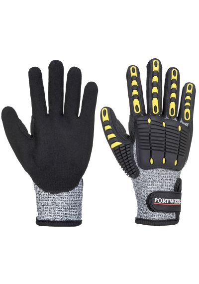 Portwest Impact C13 Nitrile Sandy Reinforced Palm Glove A722