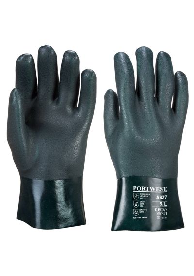 Portwest Chem 270 PVC Double Dipped Gauntlet A827