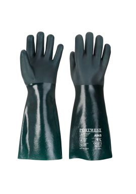 Portwest Chem 450 PVC Double Dipped Gauntlet A845
