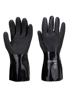 Portwest ESD PVC Chemical Gauntlet A882