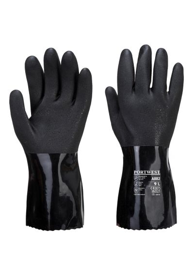 Portwest ESD PVC Chemical Gauntlet A882
