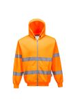 Portwest Hi-Vis Zipped Hoodie B305