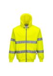 Portwest Hi-Vis Zipped Hoodie B305
