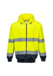 Portwest Hi-Vis Contrast Zipped Hoodie B317
