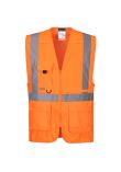 Portwest Hi-Vis Tablet Pocket Executive Vest C357