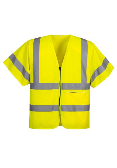 Portwest Hi-Vis Band and Brace Zip Vest S/S C372