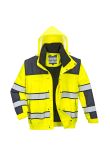 Portwest Hi-Vis 3-in-1 Contrast Winter Bomber Jacket C466