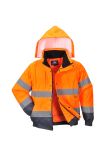 Portwest Hi-Vis 2-in-1 Contrast Bomber Jacket C468