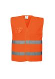 Portwest Hi-Vis Half Mesh Two Band Vest C494