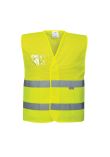 Portwest Hi-Vis Half Mesh Two Band Vest C494