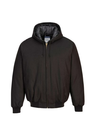 Portwest Duck Quilt Lined Hooded Jacket DC801
