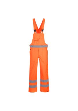 Portwest Hi-Vis Breathable Rain Bib and Brace S388