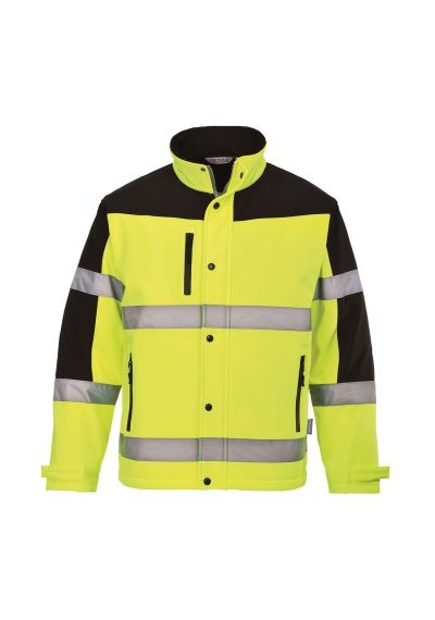 Portwest Hi-Vis Contrast Softshell (3L) S429