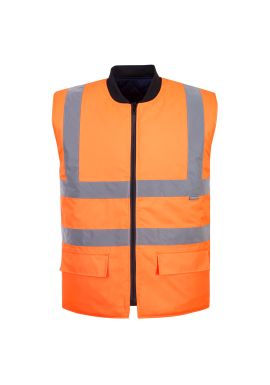 Portwest Hi-Vis Reversible Bodywarmer S469