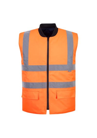 Portwest Hi-Vis Reversible Bodywarmer S469