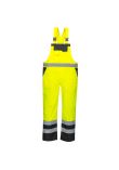 Portwest Hi-Vis Breathable Contrast Rain Bib and Brace S488
