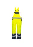 Portwest Hi-Vis Breathable Contrast Rain Bib and Brace S488
