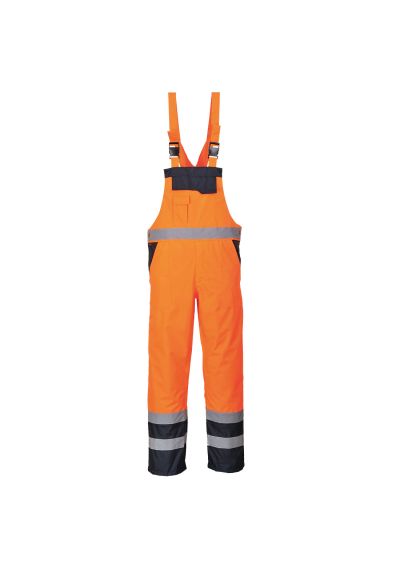 Portwest Hi-Vis Contrast Winter Bib and Brace S489
