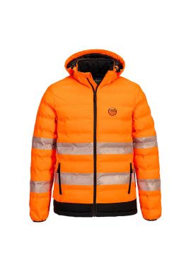 Portwest Hi-Vis Ultrasonic Heated Tunnel Jacket S548