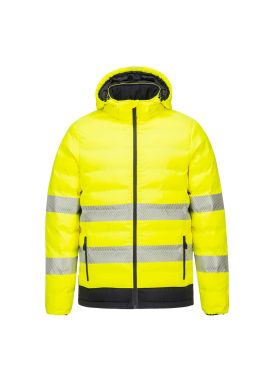 Portwest Hi-Vis Ultrasonic Heated Tunnel Jacket S548