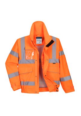 Portwest Hi-Vis Extreme Rain Bomber Jacket S591