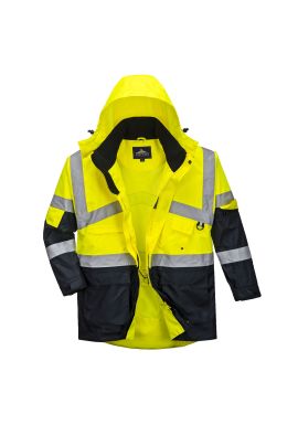 Portwest Hi-Vis Breathable Contrast Rain Jacket S760