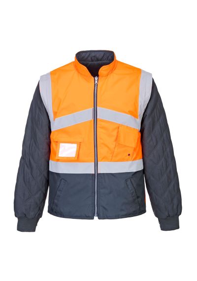 Portwest Hi-Vis Breathable 2-in-1 Contrast Reversible Jacket S769