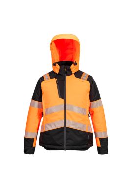 Portwest PW3 Hi-Vis Women's Winter Jacket T162