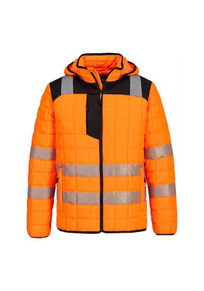 Portwest PW3 Hi-Vis Square Baffle Jacket T165