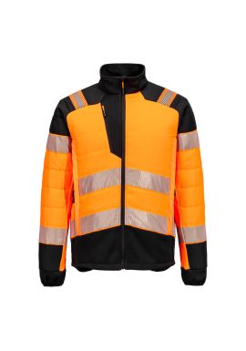 Portwest PW3 Hi-Vis Hybrid Baffle Jacket T170