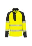 Portwest PW3 Hi-Vis 1/4 Zip Sweatshirt T172