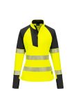 Portwest PW3 Hi-Vis Women's 1/4 Zip Sweatshirt T173