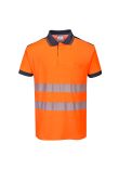 Portwest PW3 Hi-Vis Cotton Comfort Polo Shirt S/S T180