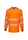 Portwest PW3 Hi-Vis Cotton Comfort T-Shirt L/S T185