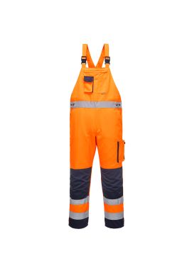 Portwest Dijon Hi-Vis Contrast Work Bib and Brace TX52