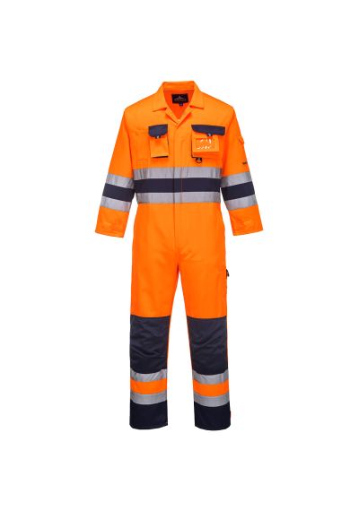 Portwest Nantes Hi-Vis Contrast Work Coverall TX55
