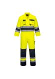 Portwest Nantes Hi-Vis Contrast Work Coverall TX55