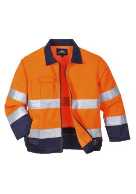Portwest Madrid Hi-Vis Contrast Bomber Jacket TX70