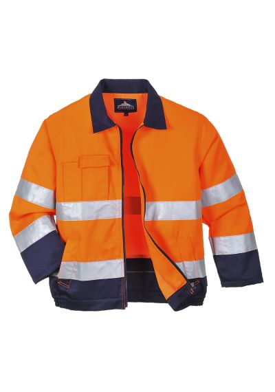 Portwest Madrid Hi-Vis Contrast Bomber Jacket TX70
