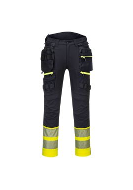 Portwest DX4 Hi-Vis Detachable Holster Pocket Class 1 Trousers DX445