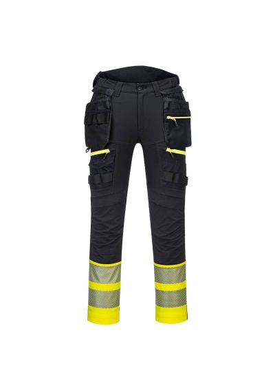 Portwest DX4 Hi-Vis Detachable Holster Pocket Class 1 Trousers DX445