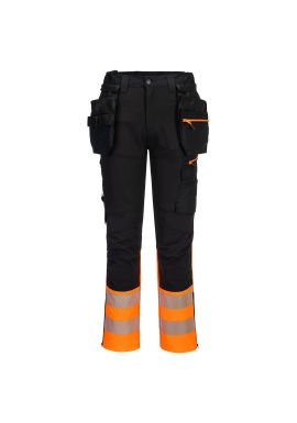 Portwest DX4 Hi-Vis Class 1 Detachable Holster Pocket Craft Trousers DX457