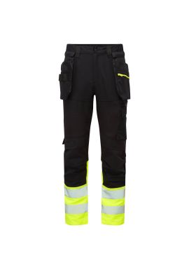 Portwest DX4 Hi-Vis Class 1 Detachable Holster Pocket Craft Trousers DX457