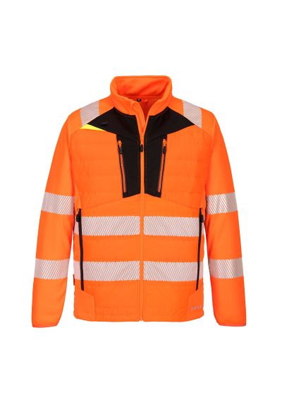 Portwest DX4 Hi-Vis Hybrid Baffle Jacket DX473
