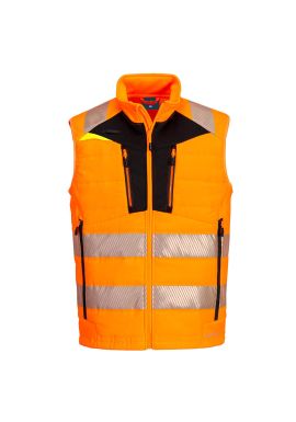 Portwest DX4 Hi-Vis Hybrid Baffle Bodywarmer DX479